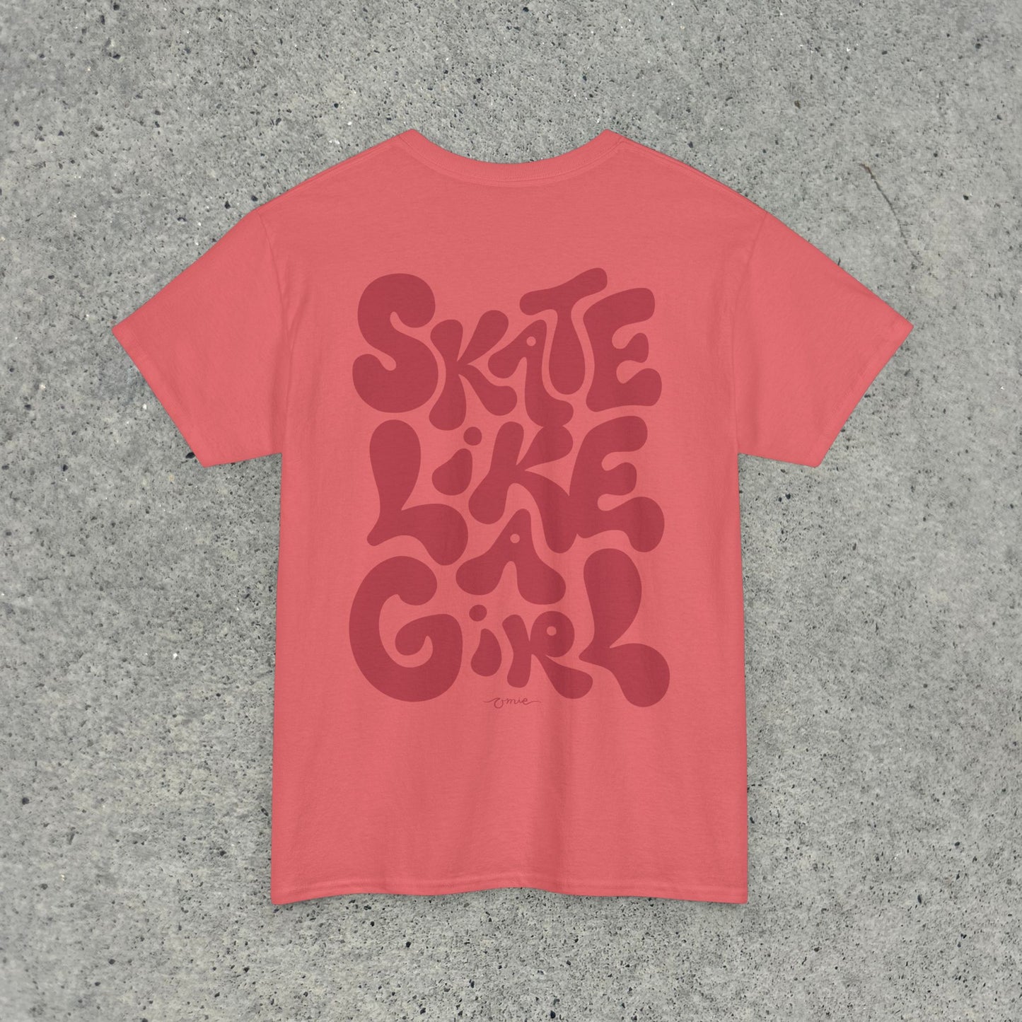 'Skate Like A Girl' Classic Cotton Tee