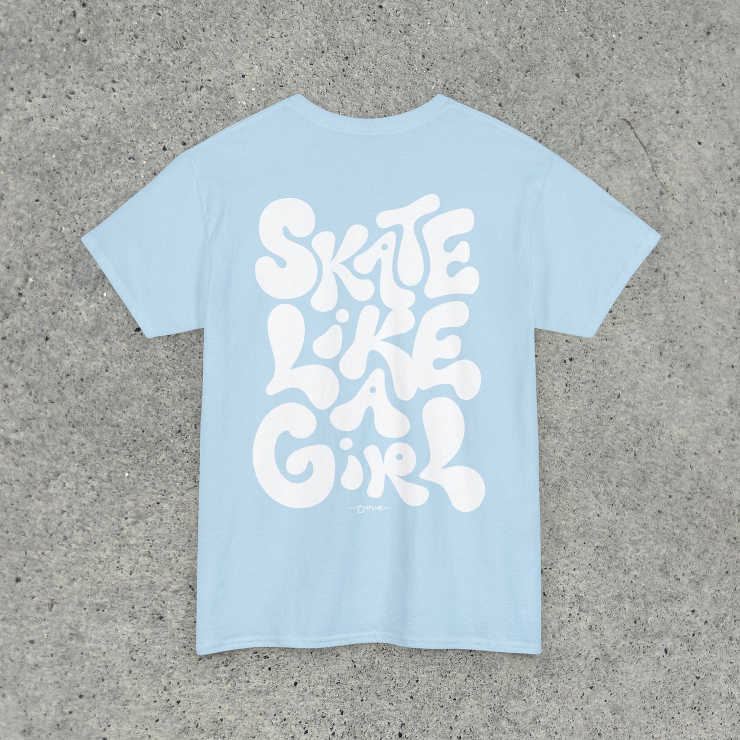 'Skate Like A Girl' Classic Cotton Tee
