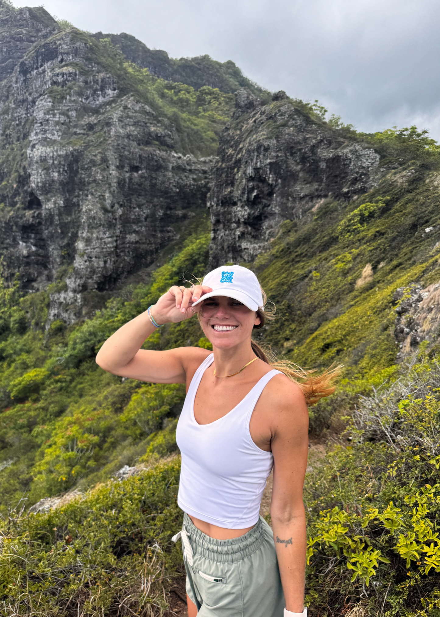'Surf Like A Girl' Classic Cotton Hat