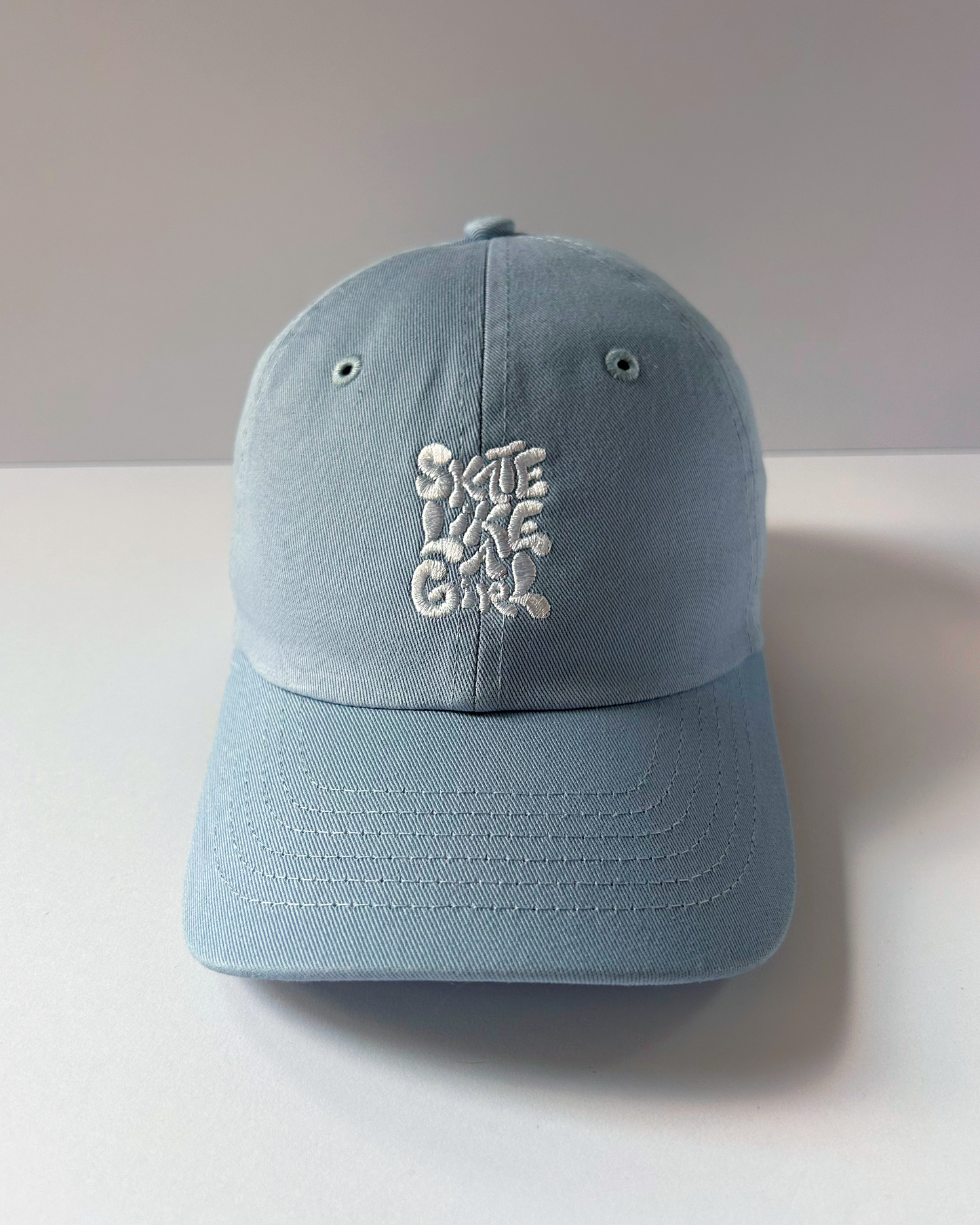 'Skate Like A Girl' Classic Cotton Hat- Small Brim