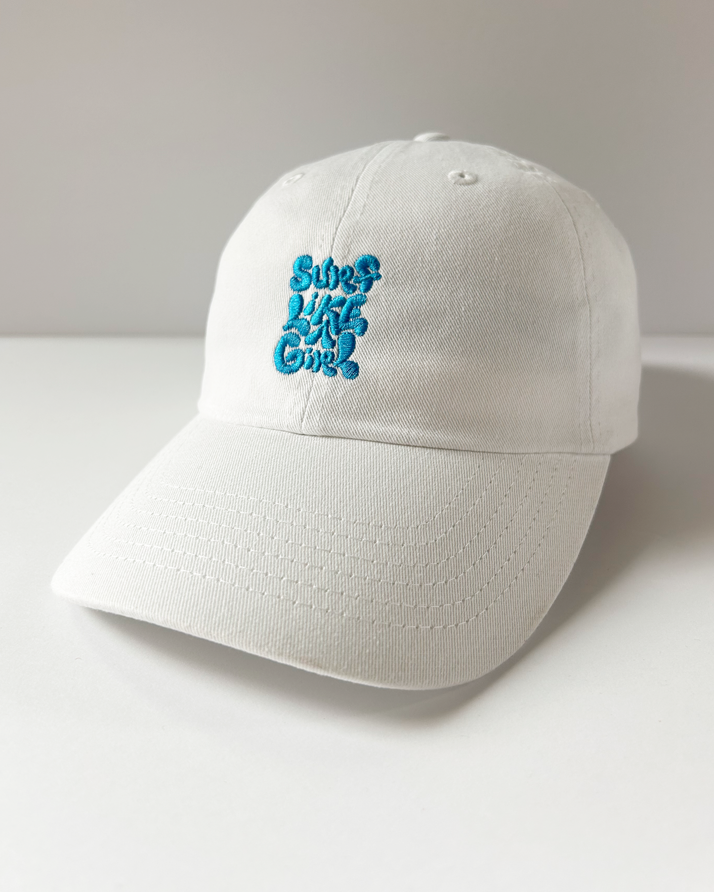 'Surf Like A Girl' Classic Cotton Hat