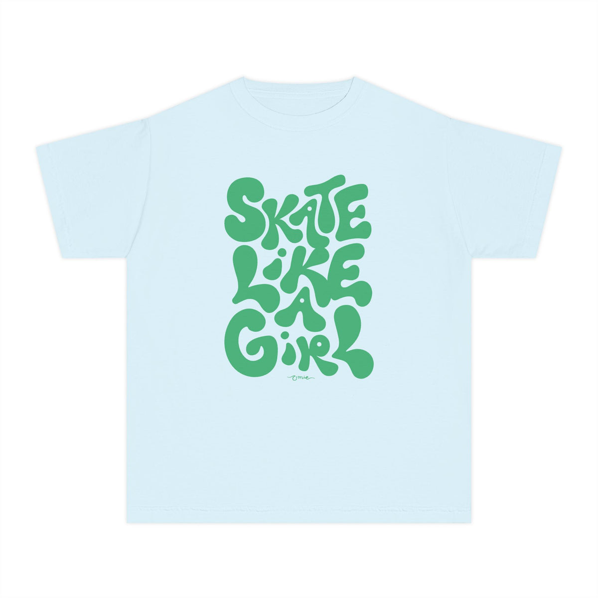 'Skate Like a Girl' Youth Cotton T-Shirt