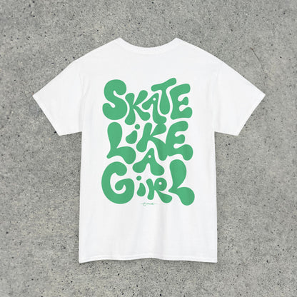 'Skate Like A Girl' Classic Cotton Tee