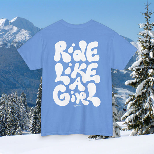 'Ride Like A Girl' Classic Cotton Tee