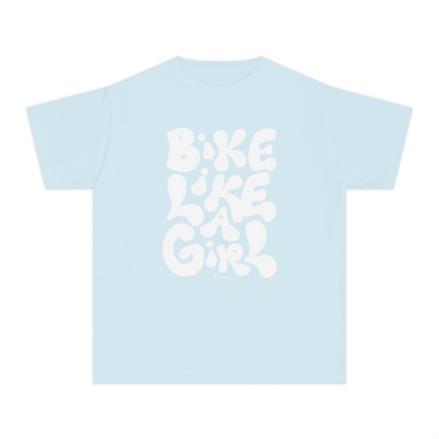'Bike Like a Girl' Youth Cotton T-Shirt