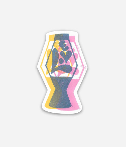 'Lava Love' Small Sticker