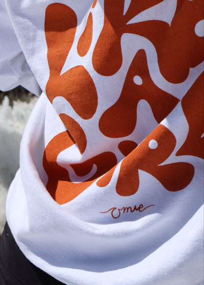 'Ski Like A Girl' Sustainable Recycled Cotton Sweatshirt