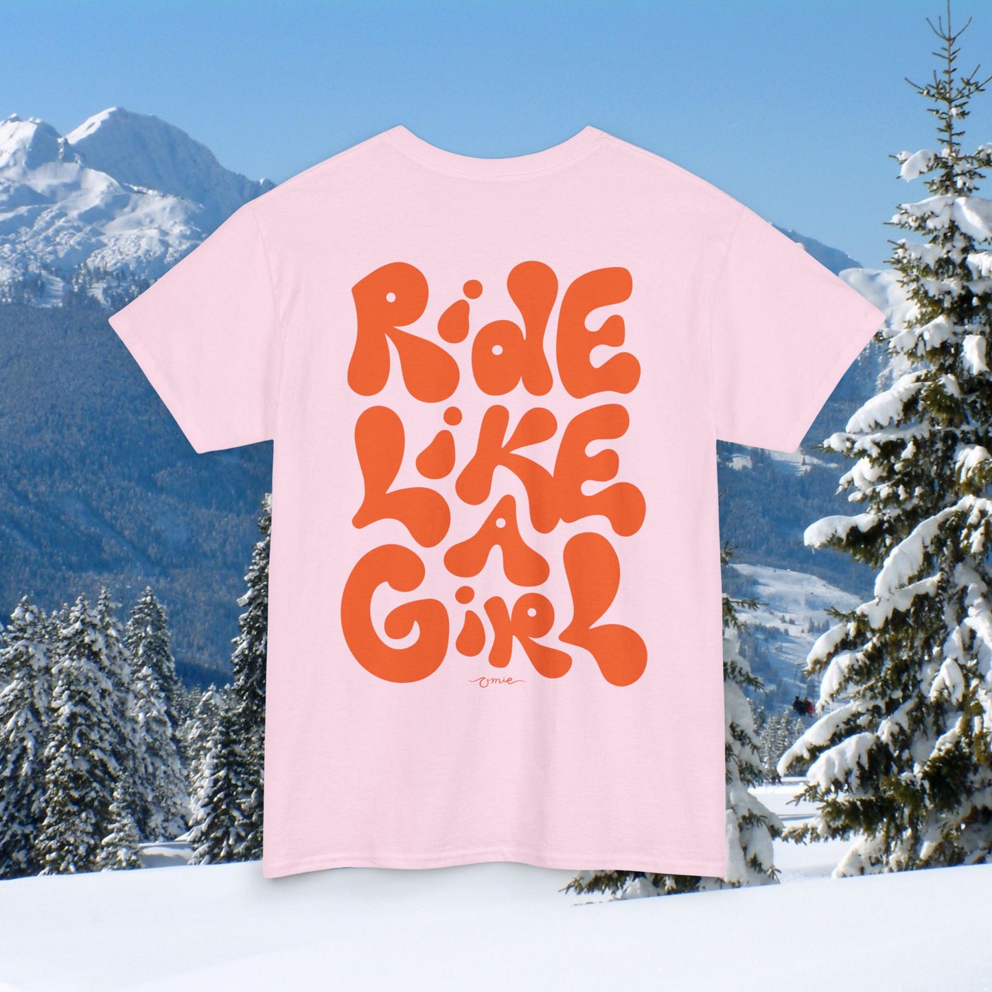 'Ride Like A Girl' Classic Cotton T-Shirt