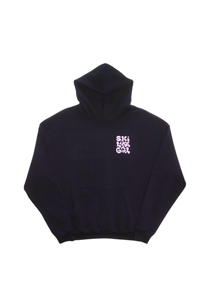 'Ski Like A Girl' Organic Cotton Heavyweight Sweatshirt