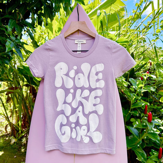 'Ride Like a Girl' Youth Cotton T-Shirt