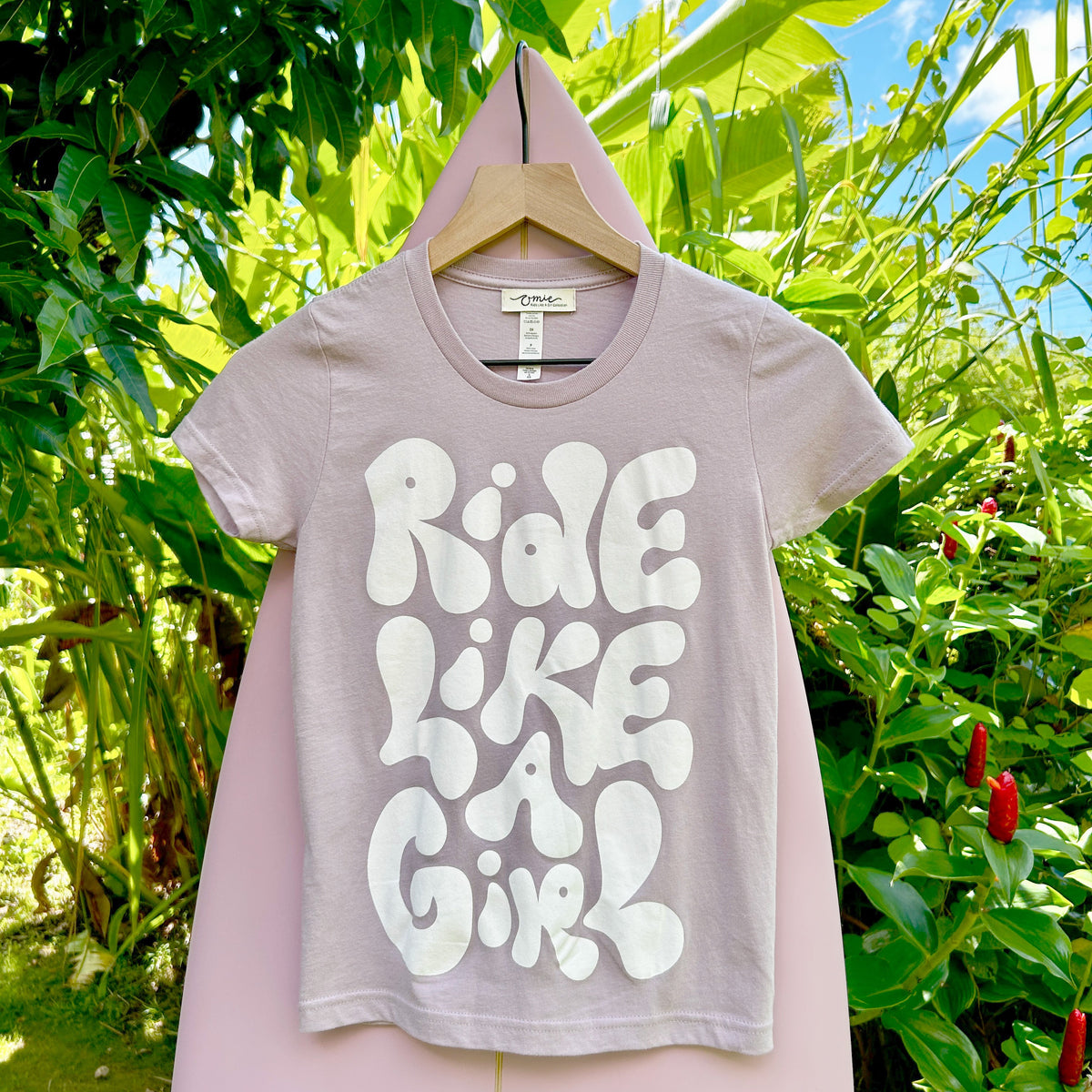 'Ride Like a Girl' Youth Cotton T-Shirt