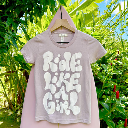 'Ride Like a Girl' Youth Cotton T-Shirt