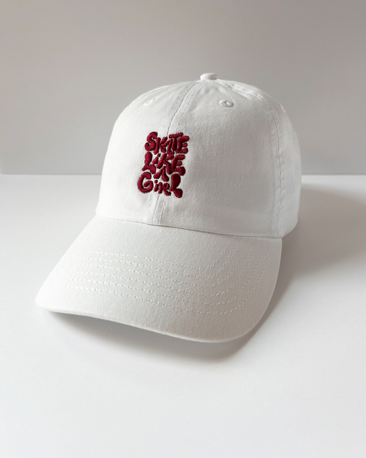 'Skate Like A Girl' Classic Cotton Hat