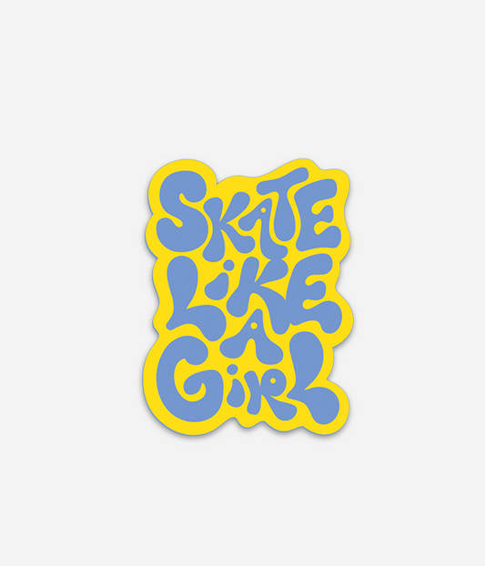 'Skate Like A Girl' Sticker