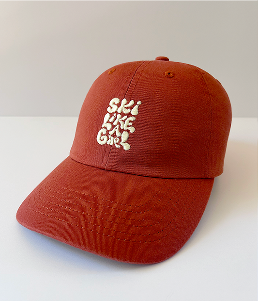 'Ski Like A Girl' Classic Cotton Cap